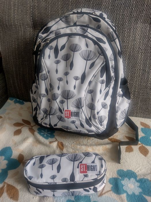 Plecak szkolny i piórnik