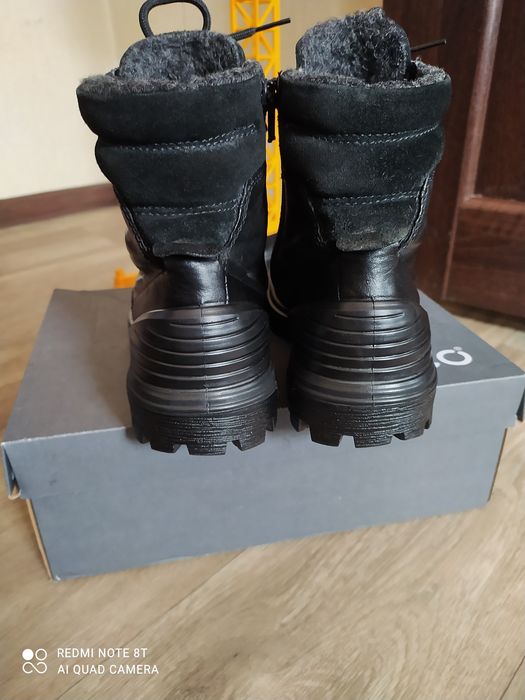 Ecco 37 ботинки жіночі зимові сапоги черевики чоботи взуття ессо