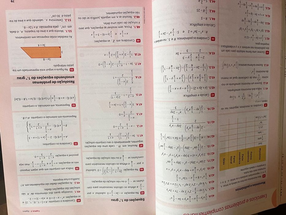 Livro de preparação para a prova de matemática 9°ano