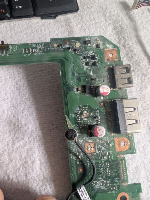 Запчасти lenovo b560 core ,i3 380m , 2gb ddr3,