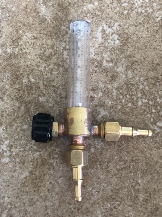 Ротаметр углекислотный/аргоновый газовый постовой Ar/CO2 25л/ч ДОНМЕТ