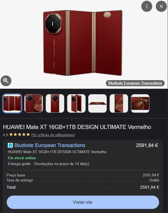 HUAWEI Mate XT Ultimate Tri Fold 1TB