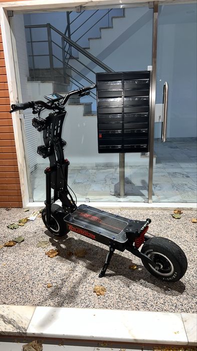 Trotinete 10000w 72v velocidade maxima 169kmh