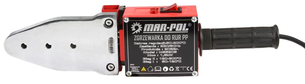 Nowa duża zgrzewarka do rur z PCV polifuzyjna