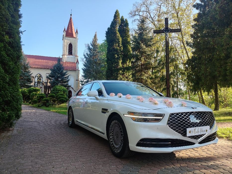 Auto Samochód do Ślubu GENESIS G90 V8 5.0 ULTIMATE. Jedyny taki w PL !