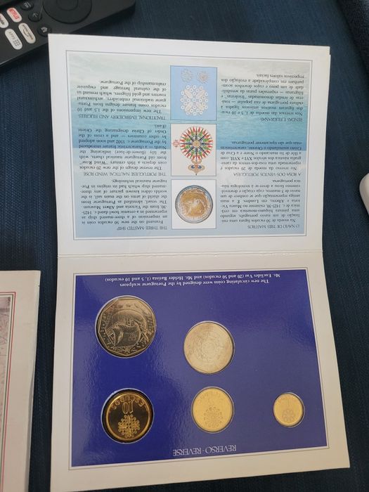 1ª Série Anual de moedas BNC - coleção de moedas