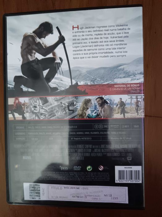 filme dvd original - wolverine