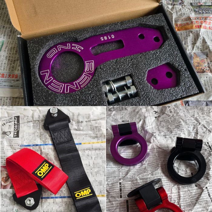 Буксировочная петля OMP JDM тюнинг крюк строп