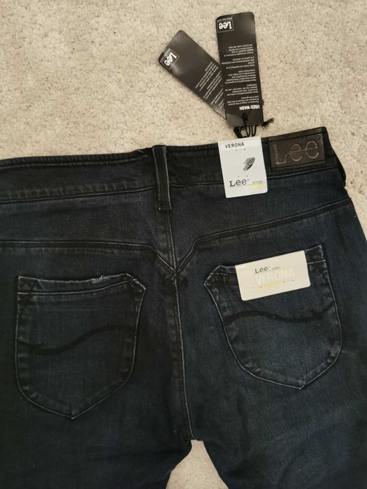 Jeansy spodnie rurki Lee Verona W28 L33