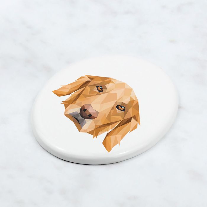 Golden Retriever płytka geometryczna Art-Dog