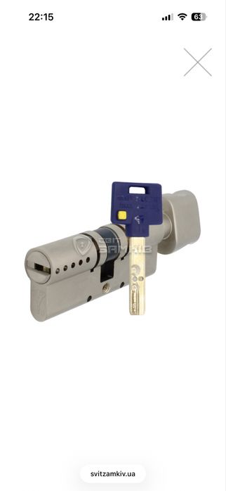 Замок Серцевина Циліндр MUL-T-LOCK MTL600/Interactive+ 70T (35*35T) нікель сатин Повний комплект Екстра високий захист від взлому і відкриття