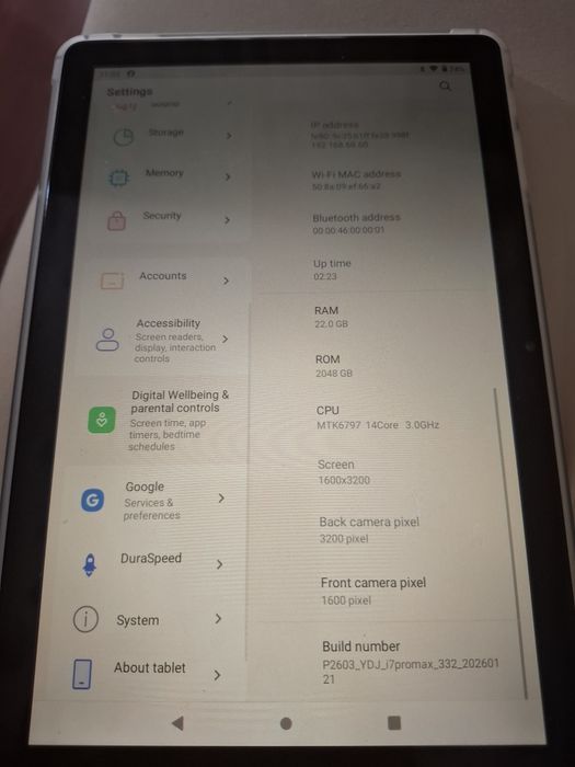 Tablet  i17 promax