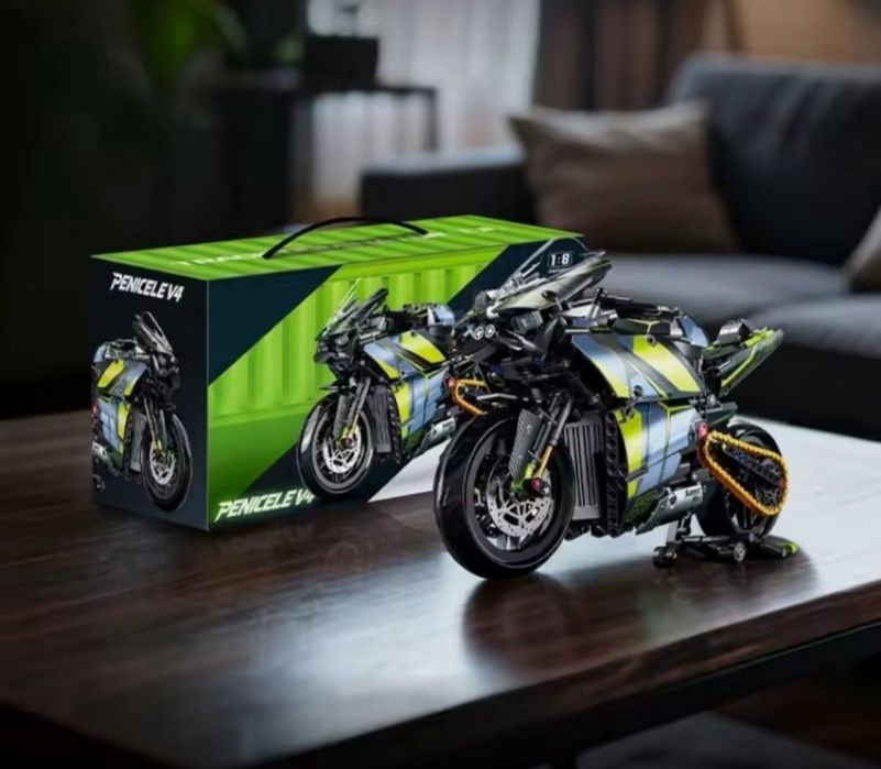 Конструктор мотоцикл BMW Lego Technic байк  689 блоков Лего