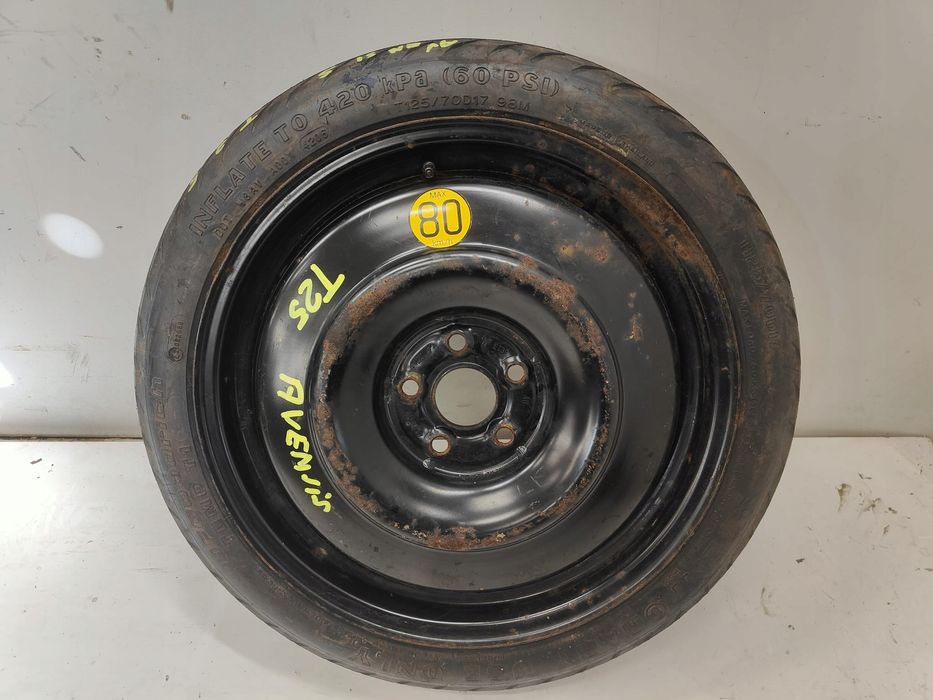 toyota avensis t25 koło dojazdowe zapasowe 2170600 125/70 r17 goodrich