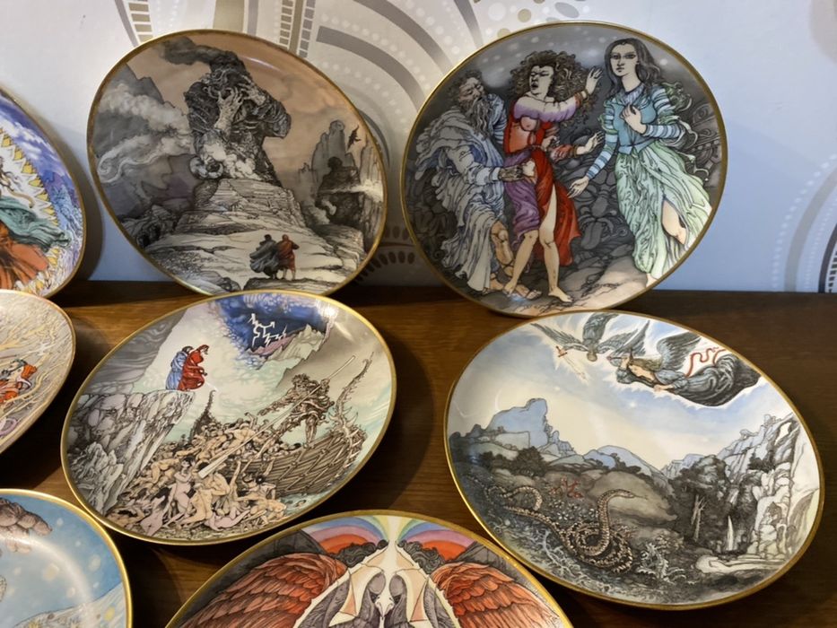 8 Pratos Divina Comedia - Dante - por Lima de Freitas SPAL