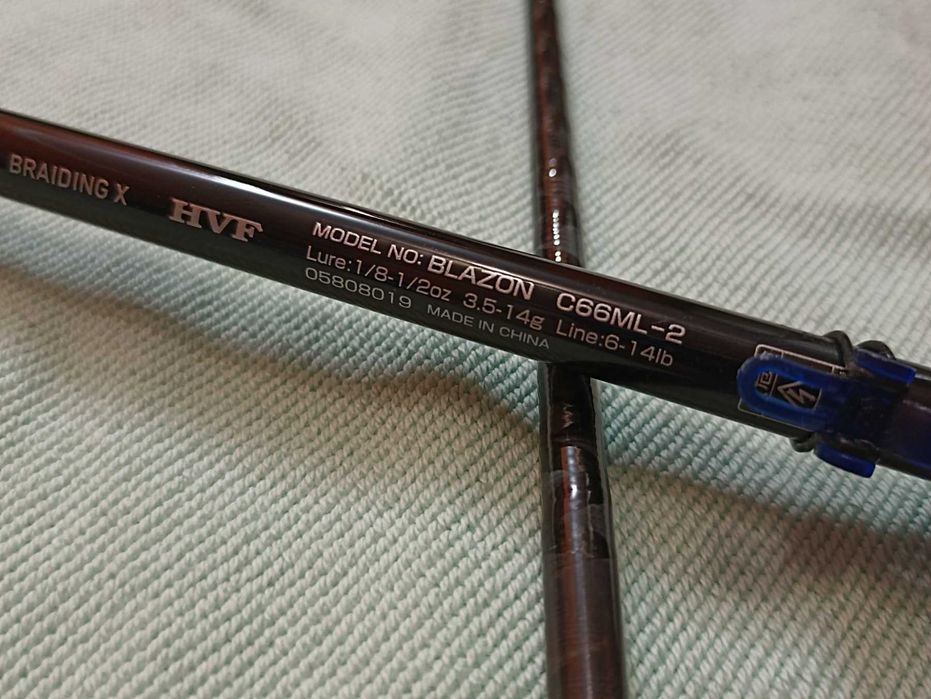 Daiwa Blazon C66ML (3.5–14 г),Abu Garcia Hornet Stinger– 692ml - 1.5-9