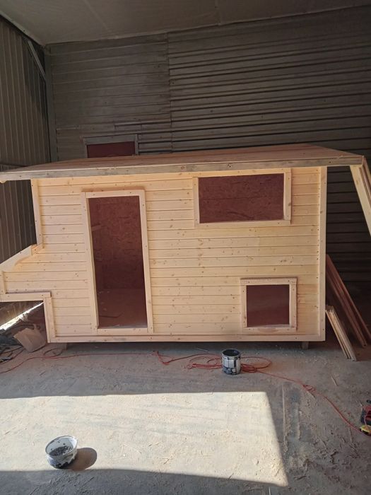 Kurnik dla kur drewniany