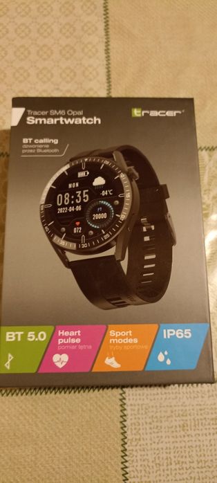 Smartwatch tracer SM6 Opal