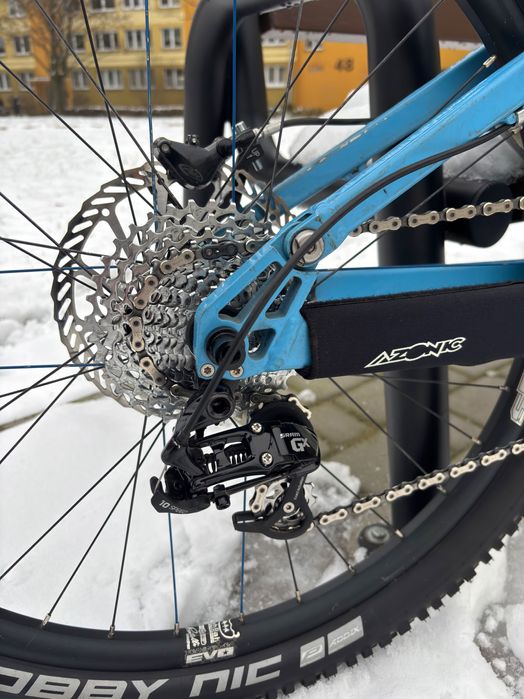 rower orange blood mtb enduro dh trail fr marzocchi fox sram avid