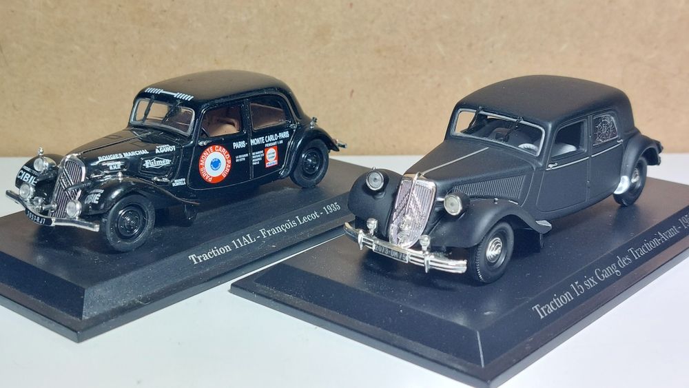 2 citroen traction 1:43
