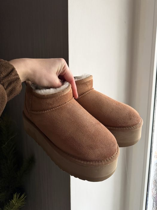 Ugg Utra Mini Platform Chestnut уггі рижі висока платформа