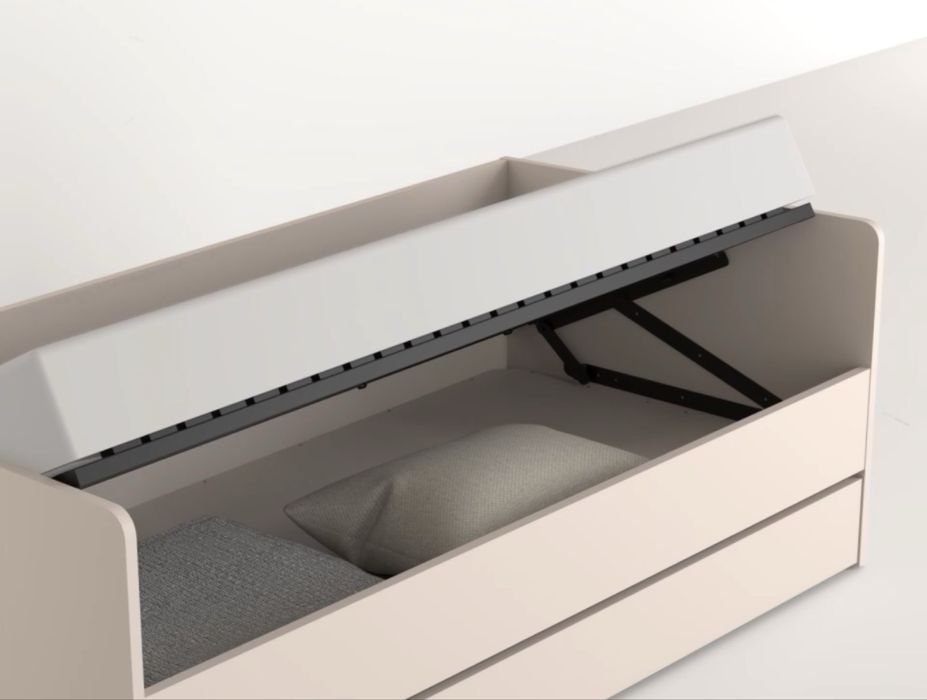 Kanapo-łóżko z podnoszonym stelazem