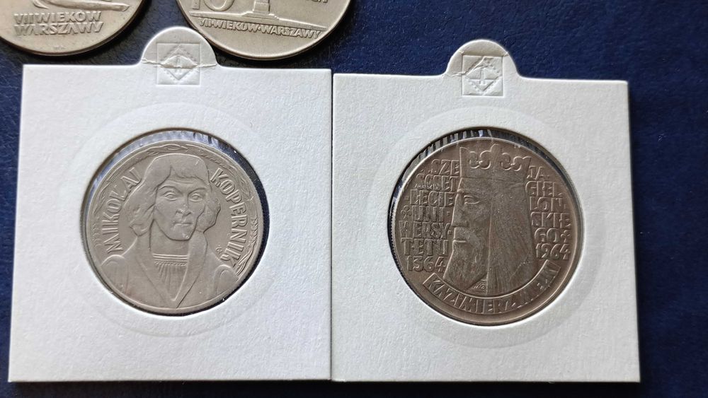 Stare monety 10 zł 7 monet PRL