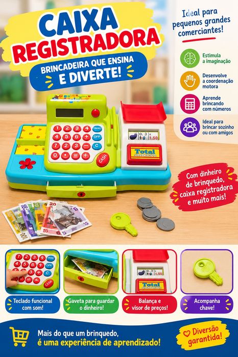Caixa Registradora infantil