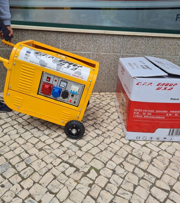 Gerador de gasolina 9000 watts novo