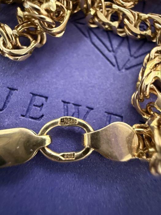 Золотая цепочка 55см