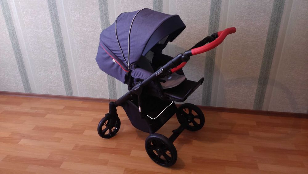 Коляска 2 в 1 Mioobaby Zoom Urban Navy/Red (Міобебі Зум)