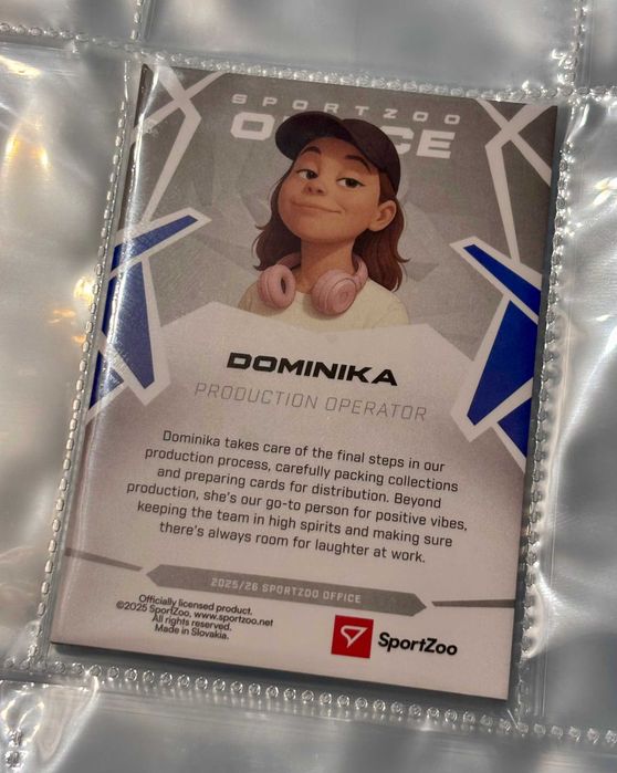 Karta kolekcjonerska KSW Dominika Office SportZoo Parallel