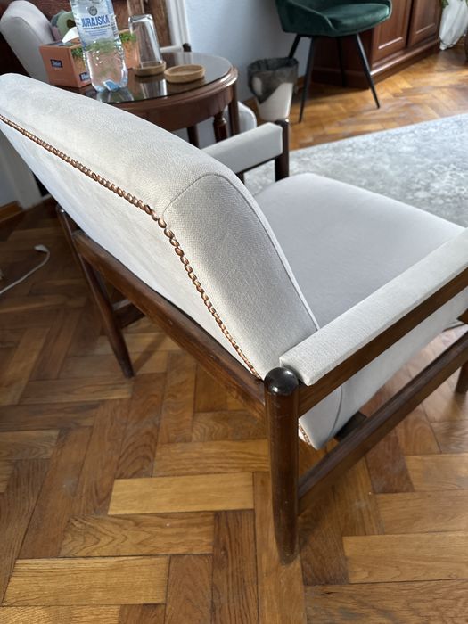 Fotele vintage art deco prl