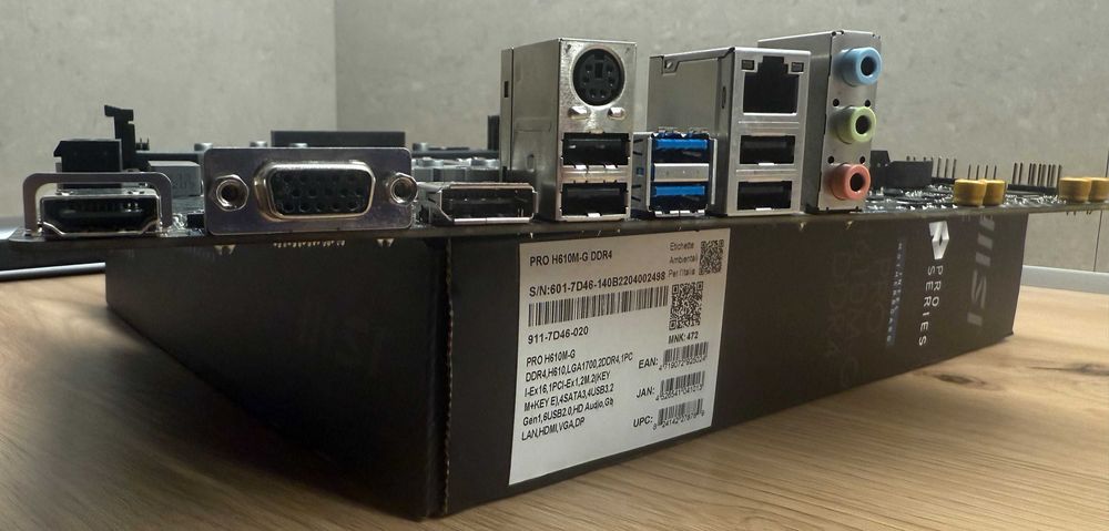 Материнські плати MSI Pro H610M-G DDR4 + MSI Pro B660M-E DDR4 (s1700)