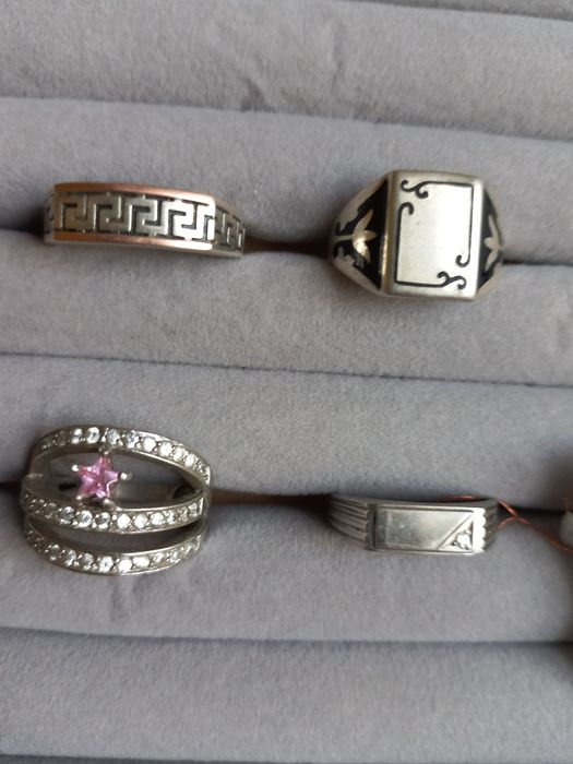 Кольца серебро 925проба и 875проба