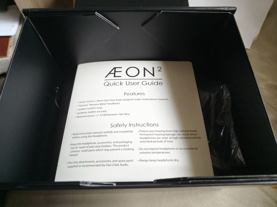 Dan Clark Aeon2 Noir  jak nowe