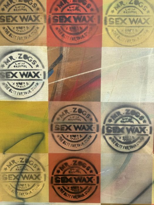 Surf -  Sex Waxe - pintura em óleo sobre tela e resina