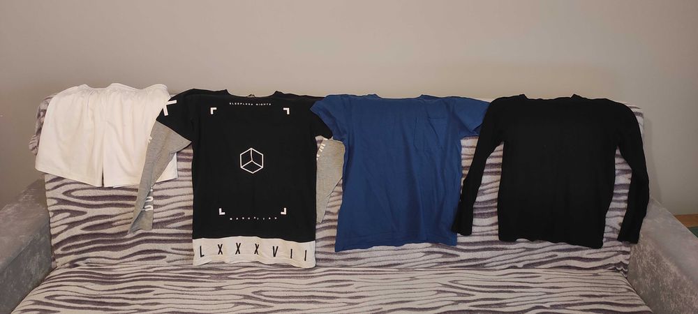 Pakiet ubrań dla chłopca 10-12 lat (Next, Decathlon, h&m, Pepco, etc)