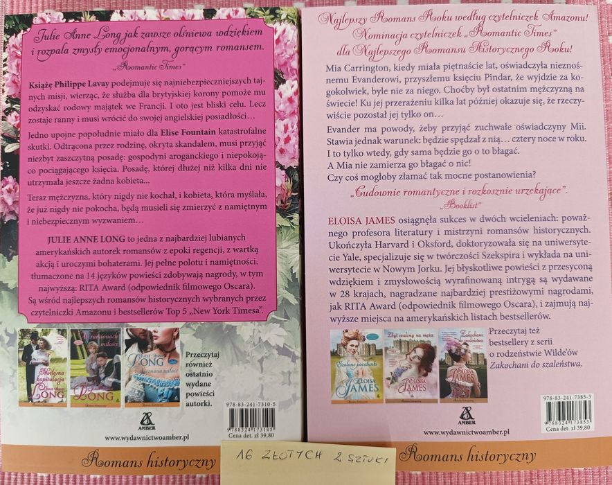 Eloisa James - 2 książki