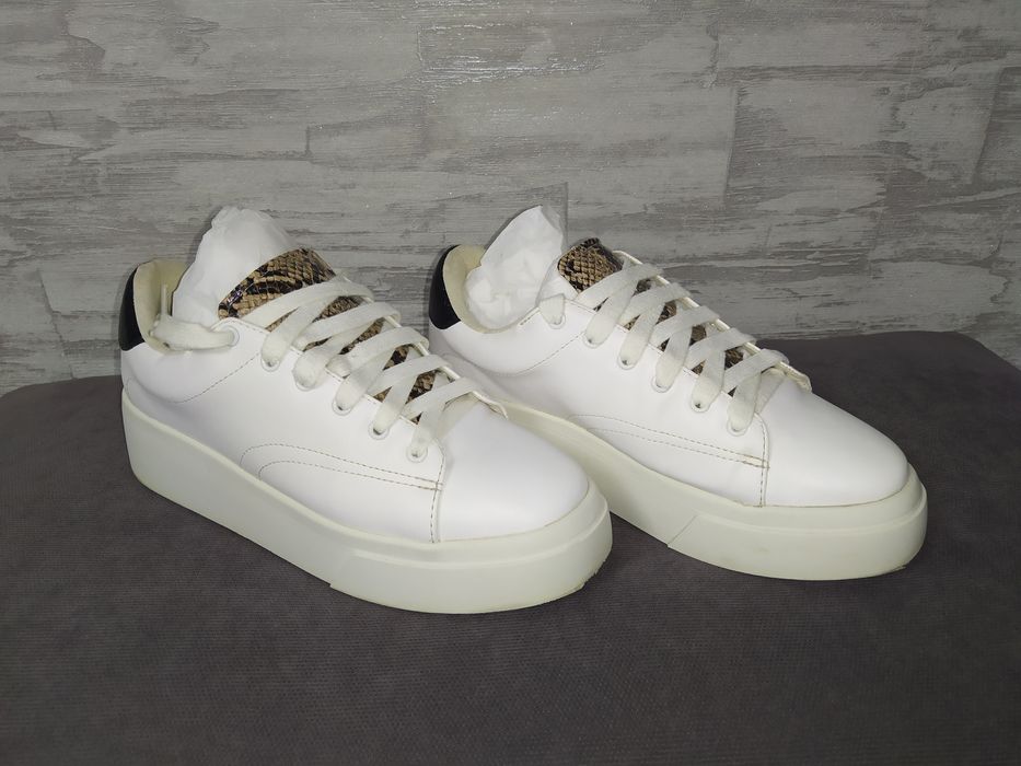 Женские кеды, кроссовки, белые, бренд ZARA