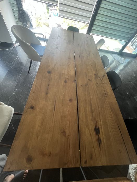 Mesa madeira macica rustica