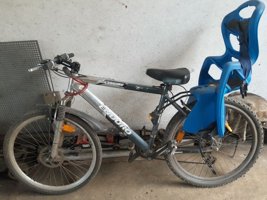 Rower górski z fotelikiem