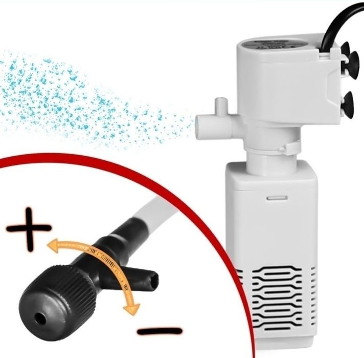 Nowy filtr wewnętrzny 400L/h do akwarium akwarystyczny