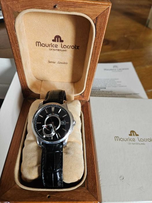Oryginalny zegarek męski Maurice Lacroix Pontos Reserve de Marche