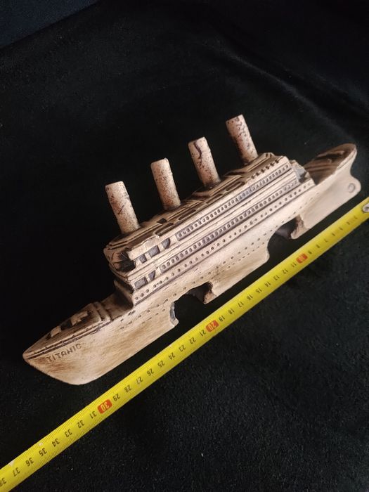 Akwarium ozdoba statek titanic 30 cm