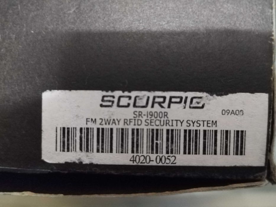 Scorpio Alarme Mota Rfid SR-I90