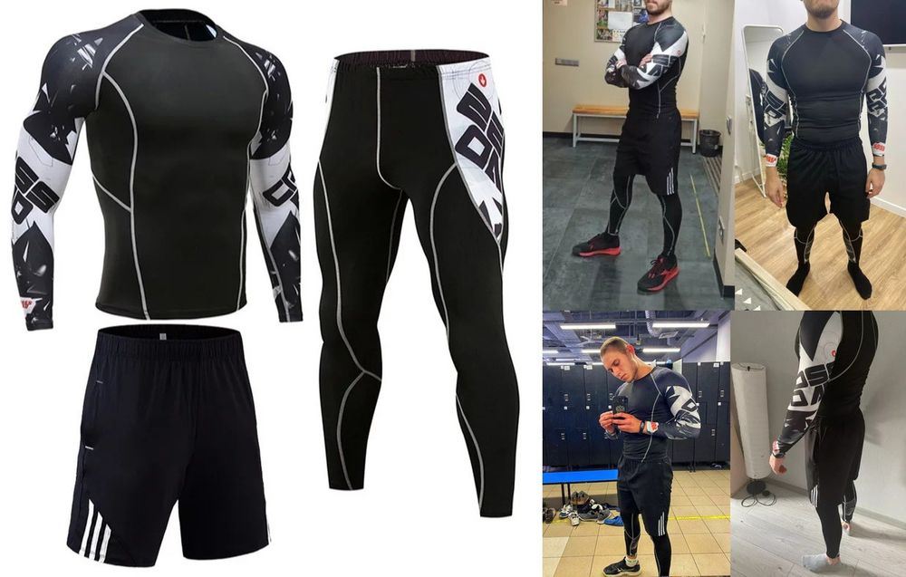 Компрессионное термобелье, комплект. 2 шт