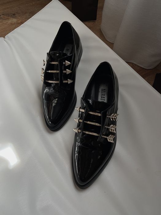 Туфлі лакові Туфли ботинки (кожа)