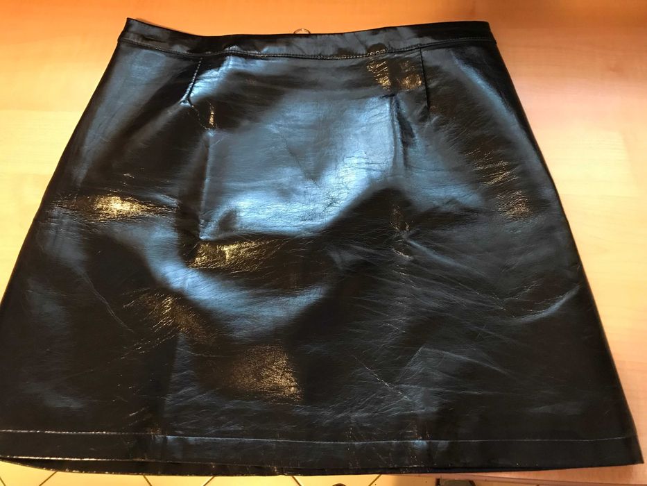 PRIMARK spódnica eko-skóra błysk r.38/40 j.nowa