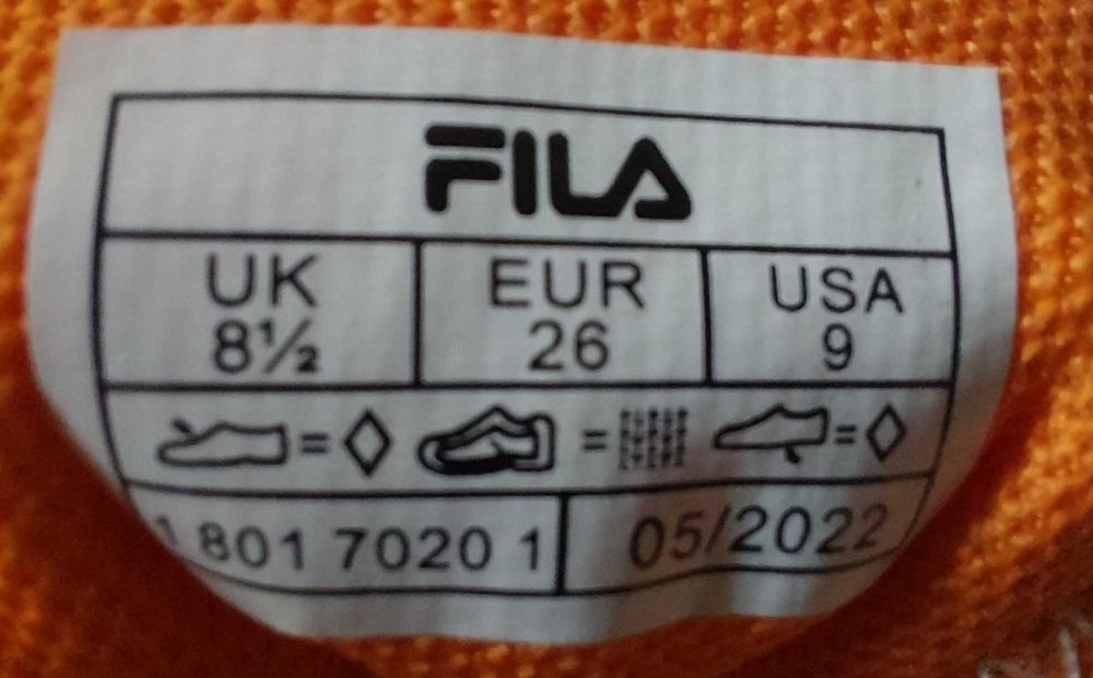 Buty dziecięce Fila r. 26